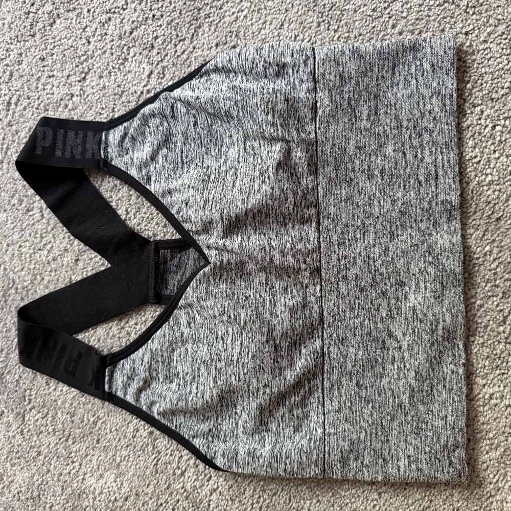 Gray PINK Sports Bra